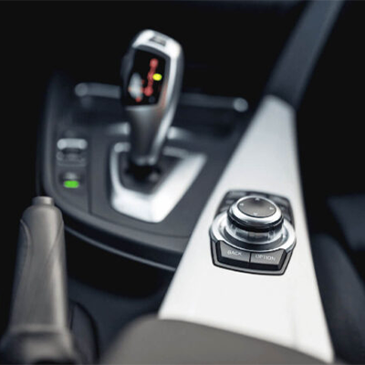Interiors of a luxury car being serviced at mobile car wash